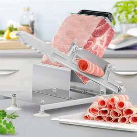 羊肉卷切片机家用手动羊肉片冻熟牛肉卷切肉机小型切肉器刨肉机