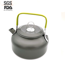 亚马逊热卖户外烧水壶 咖啡壶 野营茶壶0.8L 便携式烧水壶 咖啡壶