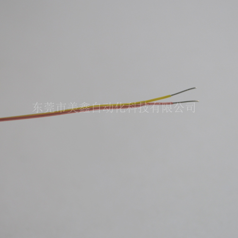 TT-K-40-SLE铁氟龙热电偶测温线K型极细线2*0.08mm TT-T-40-SLE