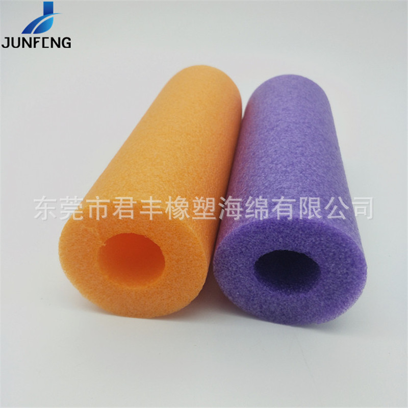 工厂批发聚乙烯发泡珍珠棉圆管条防撞弹性泡沫空心棒快递打包用