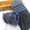 Demi-season knitted warm gloves, wholesale