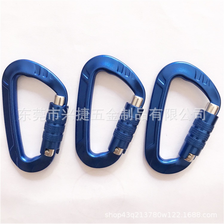 Factory direct sales aviation aluminum 7075 carabiner outdoor sports…
