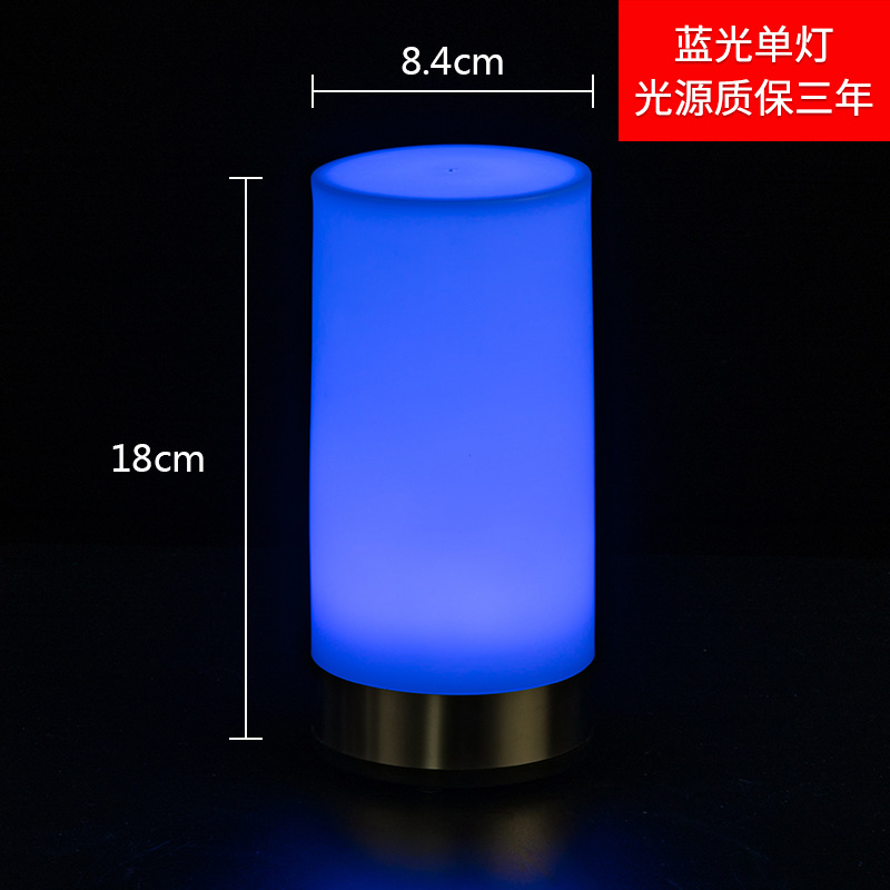 Bar lámpara de mesa LED recargable lámpara de barra resistente a la caída claro bar KTV restaurante lámpara de mesa decorativa vela creativa lámpara de mesa bar