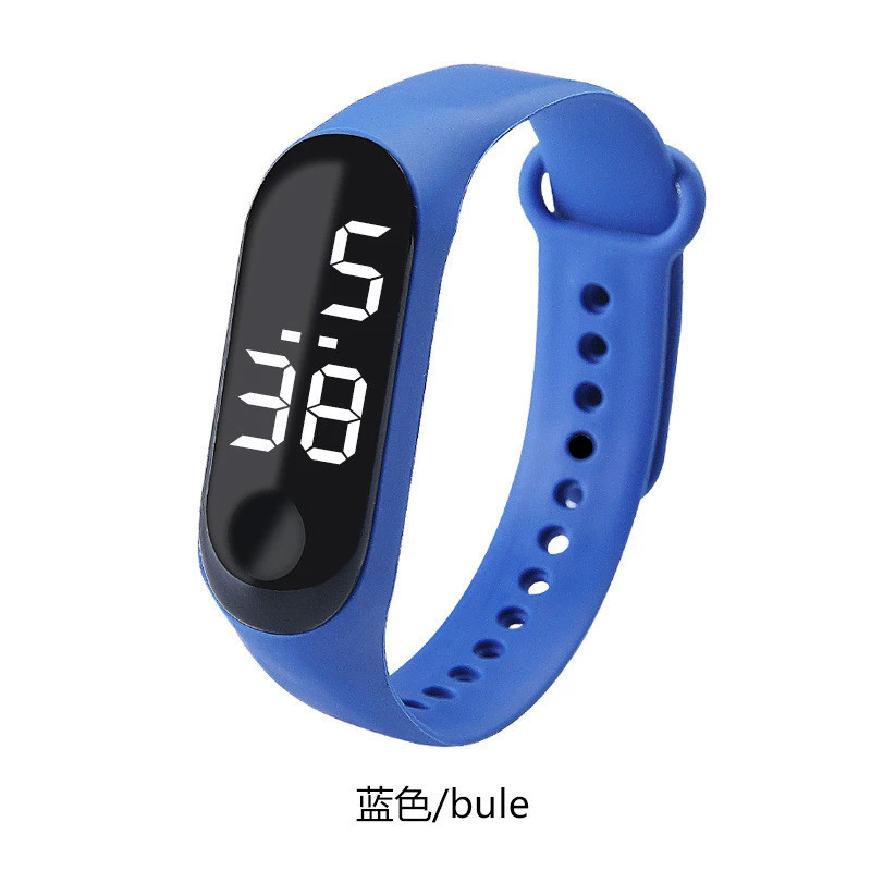 Electronic watch, waterproof, simple elegant leisure design, lightweight, multiple colors