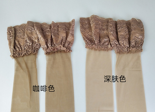 BEILEISI silicone non-slip stockings 2132 knee-high stockings 13CM lace high stockings wholesale