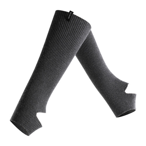 Meikan woolen warm knitted socks for women long and short yoga dance pile socks with ribbed leg covers