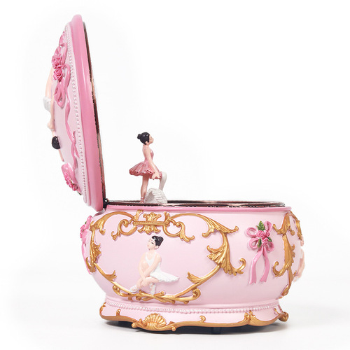 Ballet Music Box Rotating Dancing Girl Music Box Sky City Creative Birthday Gift for Children Christmas