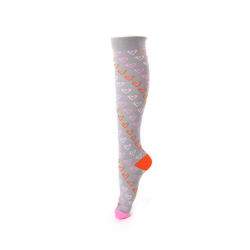 In stock and fast delivery foreign trade Yama new Qu Zhang compression socks nurse socks color stockings