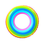 Радужный надувной плавательный круг, увеличенная толщина, подходит для подростков