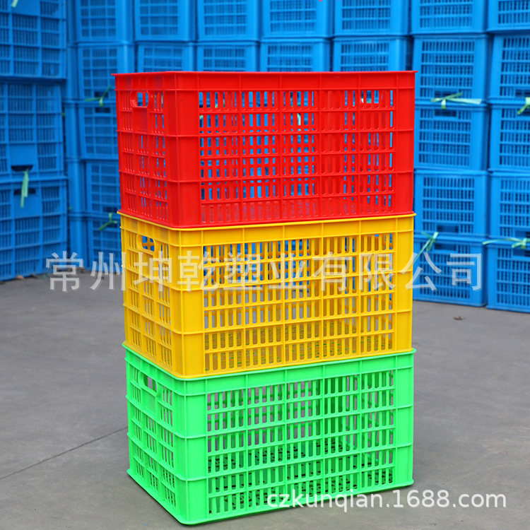 塑料水果筐 猕猴桃筐桔子周转筐B3筐485*350*265加厚搬运筐