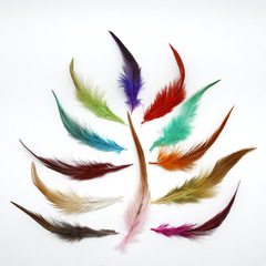100 pairs of long DIY feather earrings, handmade feather earring materials, chicken feather accessories for DIY jewelry
