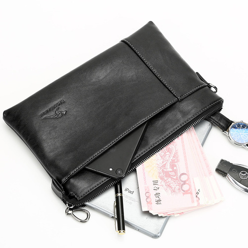 Bodi Kangaroo men's handbag clutch bag 2019 new fashion envelope bag clutch bag cross-border supply 1909