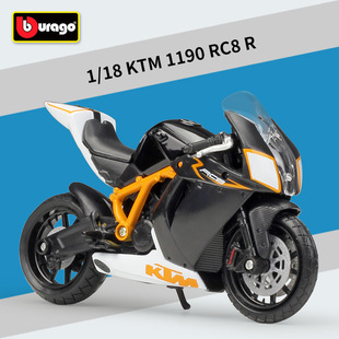 ������1:18KTM 1190 RC8 R����Ͻ�·ِĦ��܇��Ʒģ����߶YƷ