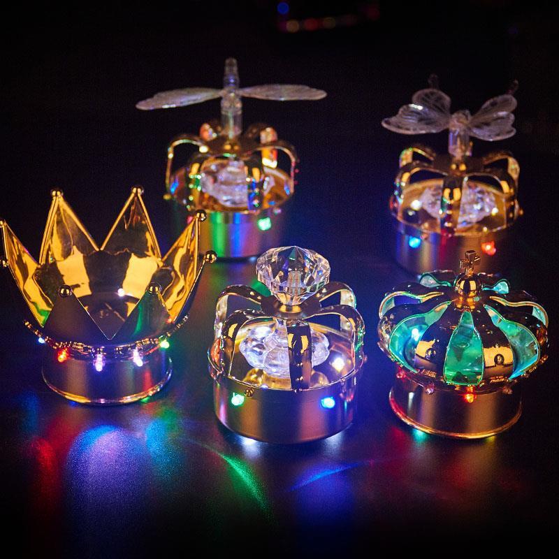 Champán tapa LED recargable bar lámpara champán luminoso corona cabeza bar lámpara champán vino extranjero tapa lámpara de mesa