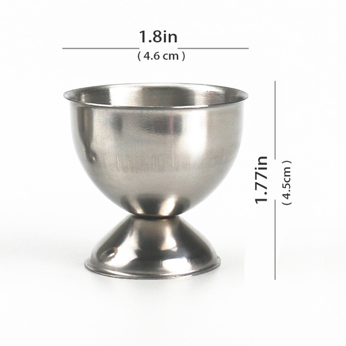 Factory direct sales kitchen gadgets stainless steel egg cup holder egg holder breakfast gadget