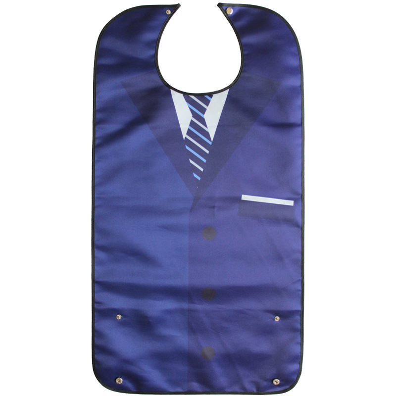 Adultos babero para los ancianos de doble capa de impresión a prueba de agua suministros de edad avanzada fabricante en stock