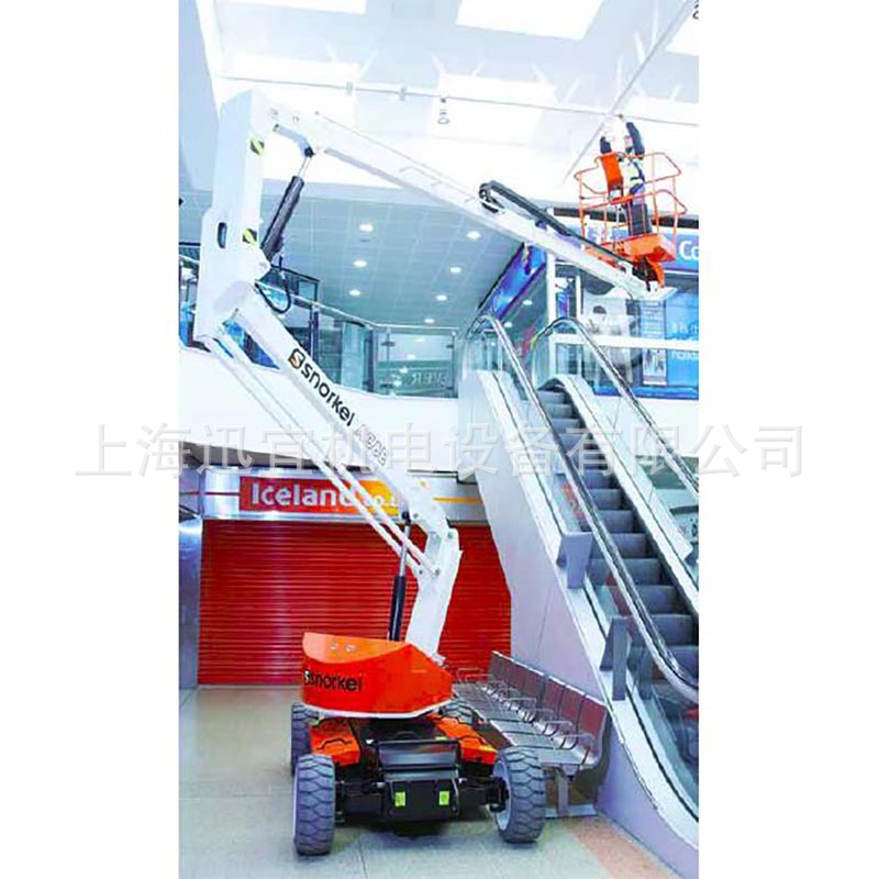 英国snorkel A38E曲臂自行式高空作业平台工厂维修用升降机及配件