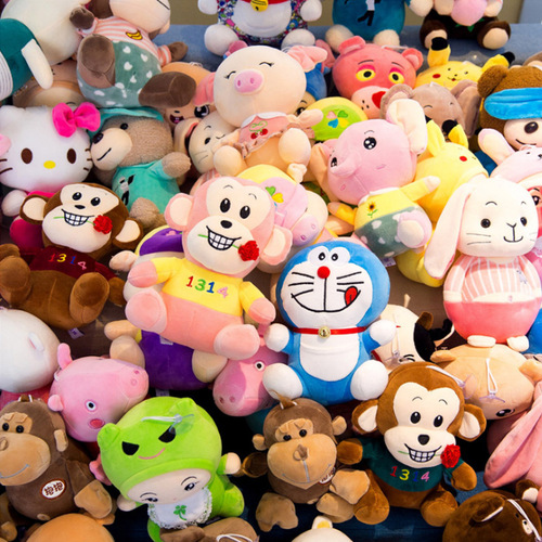 30cm claw machine doll doll floor push plush toy small goods wedding throwing gifts floor stall doll custom logo
