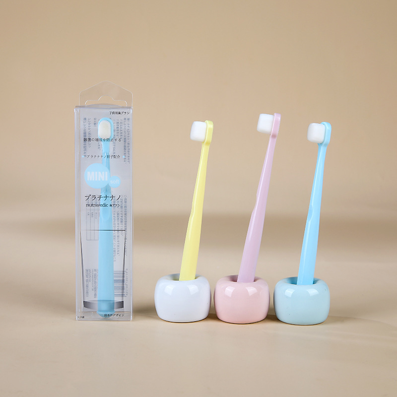 6 to 12-Year-Old Children's Toothbrush, Single Pack, Macaron Color, Gum-Protecting Soft Bristles, Baby Toothbrush, Manufacturer's Wholesale in Stock