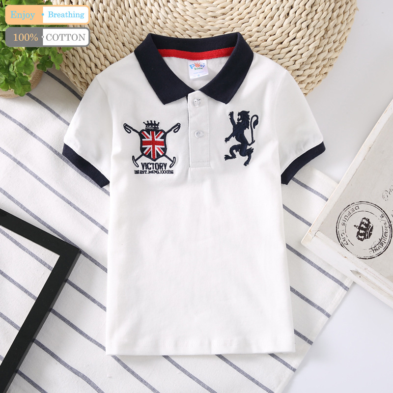 2024 Hot sale polo kids shirt boys tops children wear童装T恤