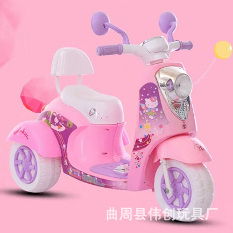 Производители трансграничный Новый электромобиль Детский мотоцикл с ранним образованием детей Музыка детский привод Электрический трехколесный велосипед