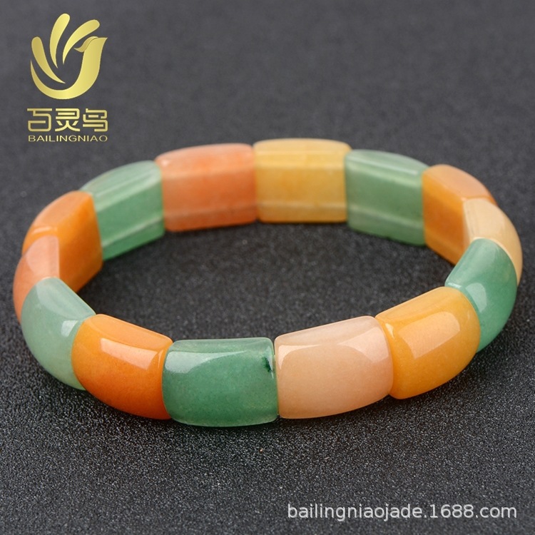 Capacious bracelet jade