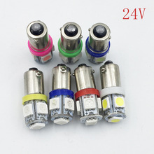 ��ó����С�� BA9S 5050 5SMD T4W H6W 363 ʾ���� 12V 24V