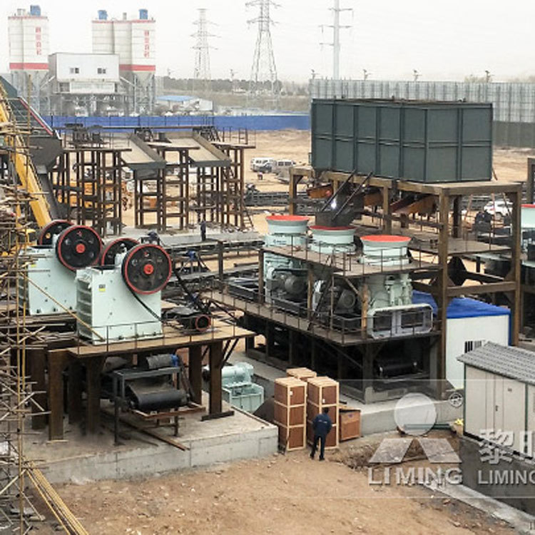 800吨大型石料厂生产线 石头治沙、鄂破、圆锥机整套配下来多少钱