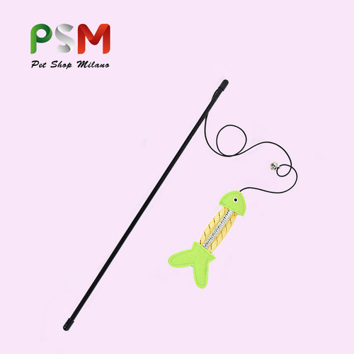 PSM factory direct sales cat funny rod long pole fishing rod bite resistant cat fighting rod fairy cat toys pet cat supplies
