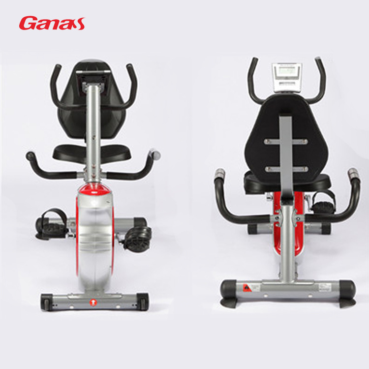 Aptitud comercial control magnético horizontal coche entrenamiento de rehabilitación equipo auxiliar para dormir coche pedal bicicleta de ejercicio