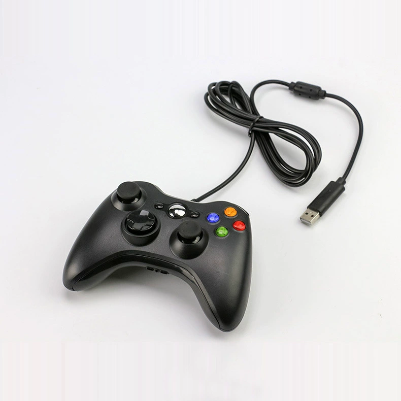 Контроллер Xbox360 совместим с ПК через USB проводной вибрацией X-360 киберспорт уровень игровой консоли ПК