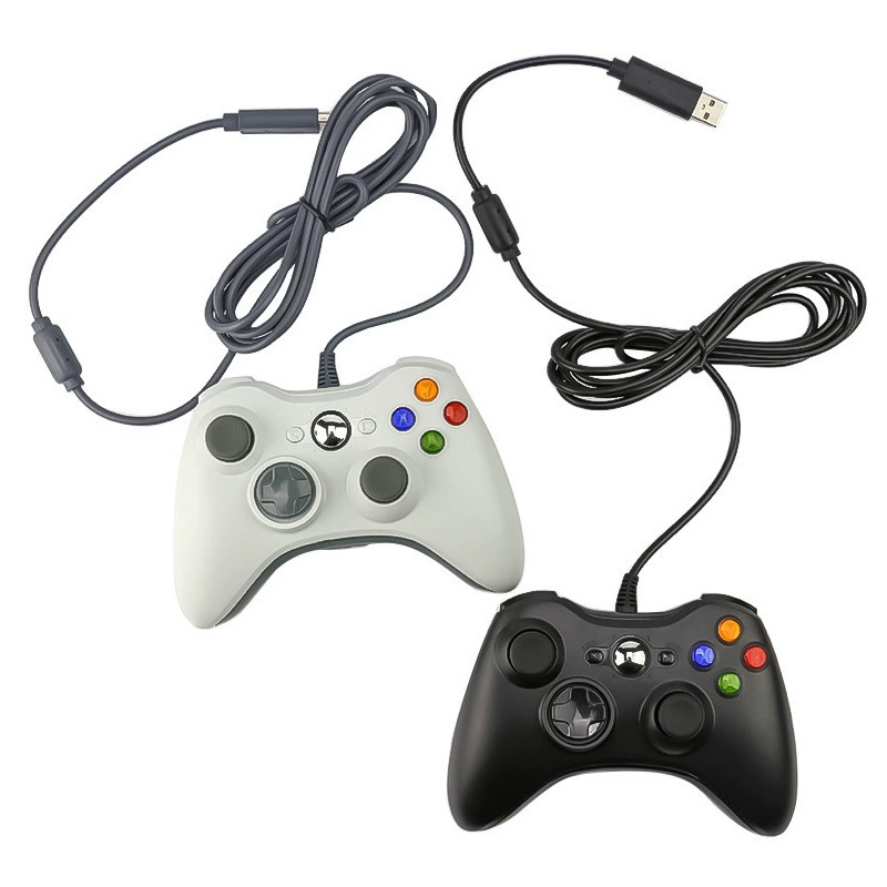 Контроллер Xbox360 совместим с ПК через USB проводной вибрацией X-360 киберспорт уровень игровой консоли ПК