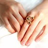 Adjustable small design ring, internet celebrity, simple and elegant design, wholesale