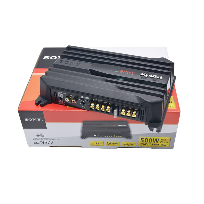 Car audio amplifier Sony SONYXM-N502 two-way power amplifier 2 channel push pure woofer