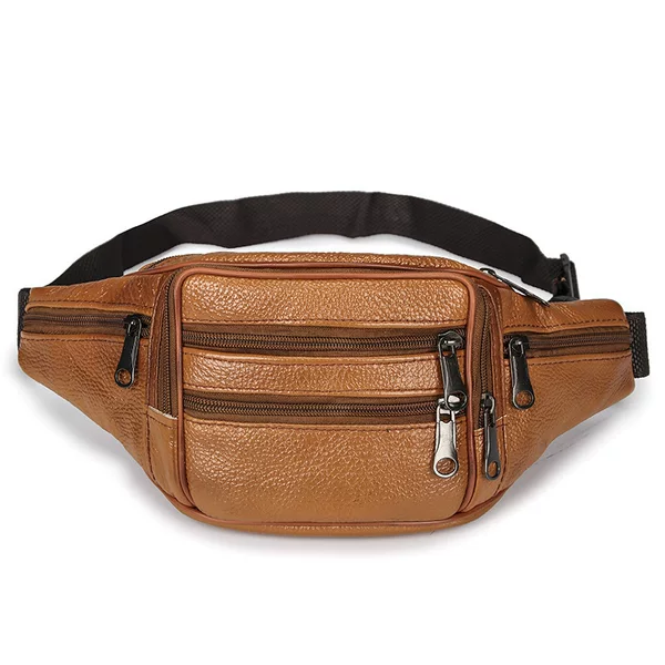 New Fashionable All-match Waist Bag Work Wear-resistant Large Capacity Backpack Men's Advanced Outdoor Commuting Crossbody Bag