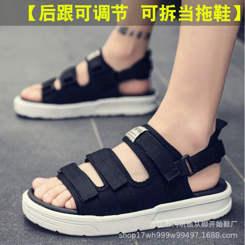 Дышащая пляжная обувь для отдыха с velcro, оптовая