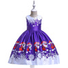 Christmas dress for princess, Amazon, with snowflakes, for performances