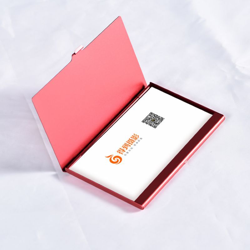 Aluminum Alloy Metal Business Card Holder, Anodized Multi-Color Aluminum Card Case, Business Promotional Gift, in Stock Aluminum Alloy Metal Business Card Holder, Anodized Multi-Color Aluminum Card Case, Business Promotional Gift, in Stock
