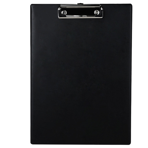 Deli 9244 writing board clip paper pad black imitation leather file clip board clip information board clip writing board clip board