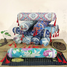 圆荞麦枕颈椎枕跑江湖地摊展销会糖果枕套荞麦圆枕头源头厂家枕套