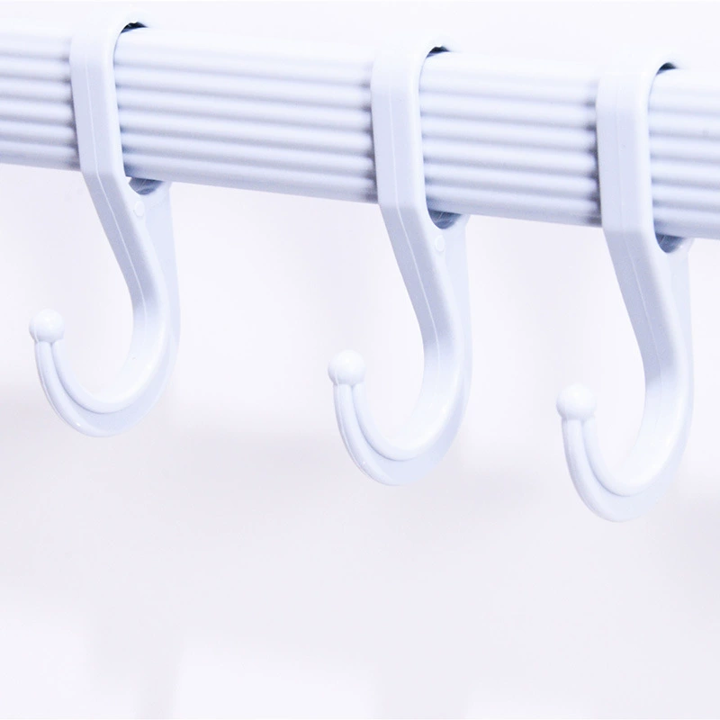 Креативная настенная крючковая вешалка для кухни PVC липкая гелевая повязка для полотенца в ванной, шесть последовательных крючков, крючок без следа, без следа