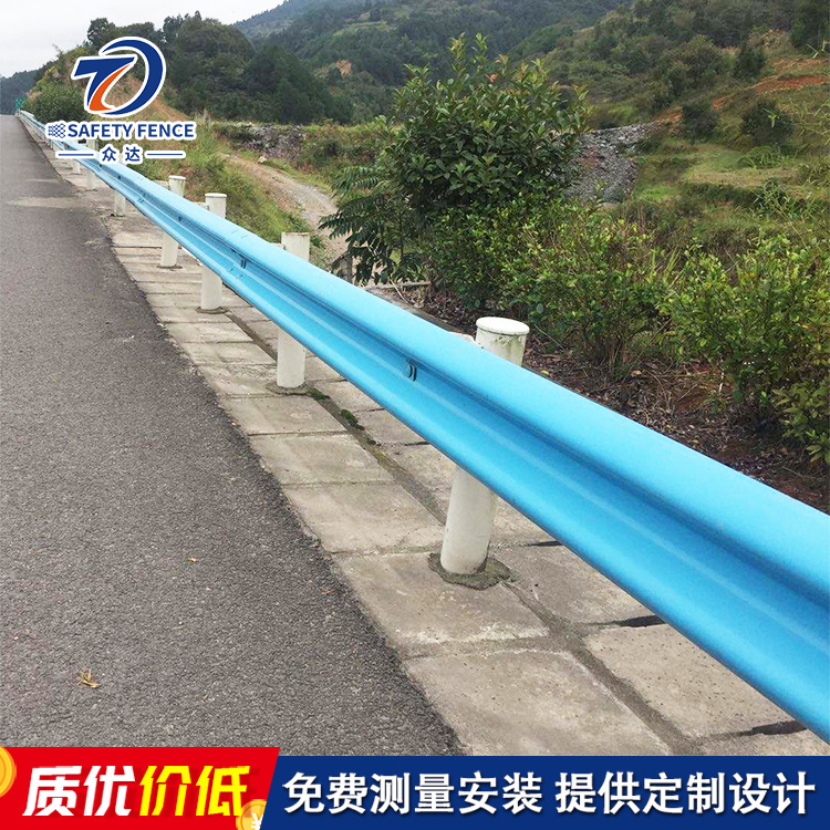 众达高速公路波形护栏 乡村道路防撞梁刚栏杆 锌钢交通设施护栏板