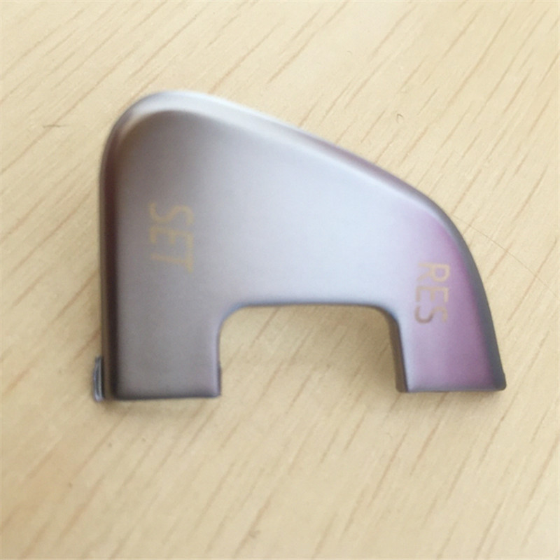 uv电镀加工 汽车方向盘功能按键电镀哑光银+镭雕 真空电镀