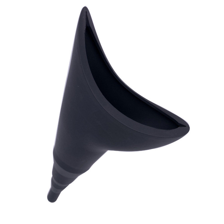 Ventas directas de la fábrica nueva señora vendedora caliente portátil al aire libre emergencia orinal de pie urinario femenino de silicona