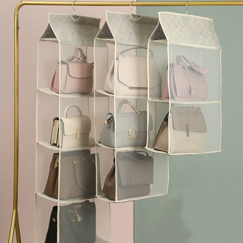Storage system, dustproof protective bag, storage bag for home use, hanging organiser