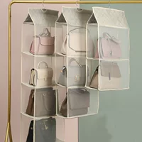 Storage system, dustproof protective bag, storage bag for home use, hanging organiser