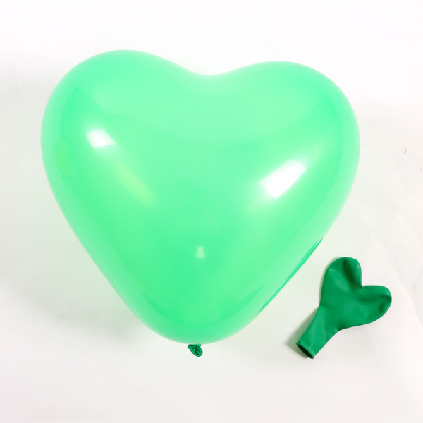 Latex balloon heart shaped