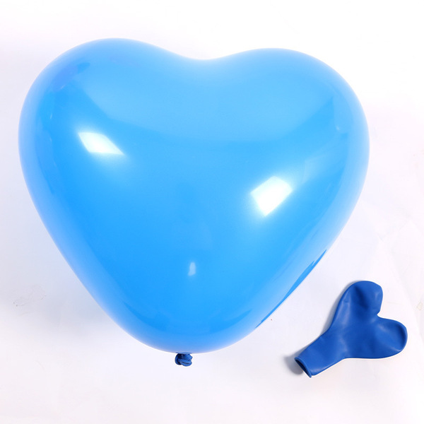 Latex balloon heart shaped