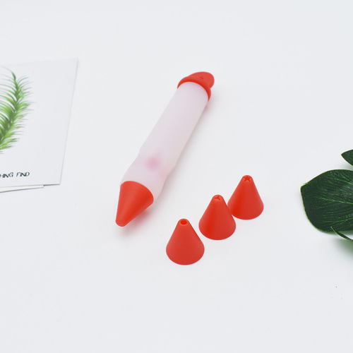 4 silicone cream pens, cream decorating pens, cake decorating tools, cake pens, cake decorating pens