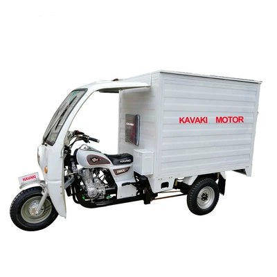 [flow Store Sell Clothes Fruit Drink] Compartment 200CC Gasoline Cargo Tricycle